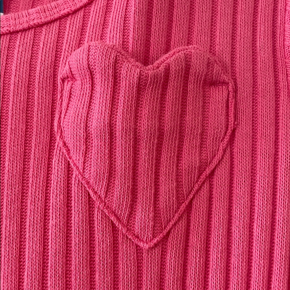Old Navy Girls' Light Pink & Fuchsia Ribbed Long-Sleeve Dresses - Picture 12 of 13